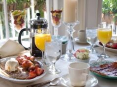 Вкусный завтрак в уютном месте