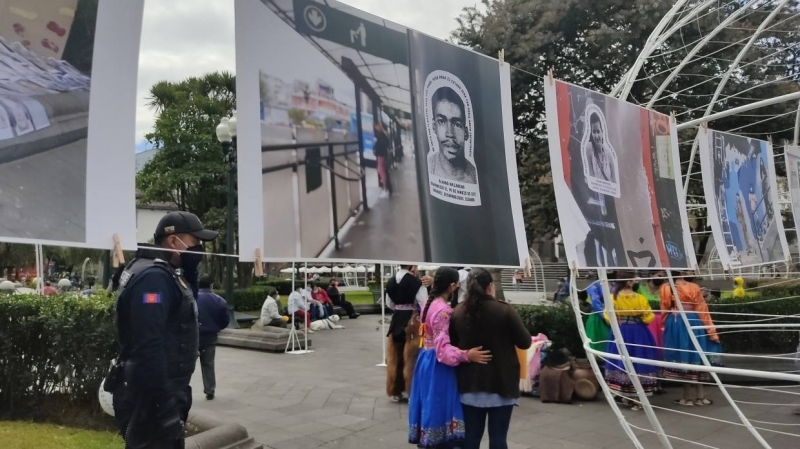 Родственники пропавших без вести эквадорцев провели акцию протеста в Кито