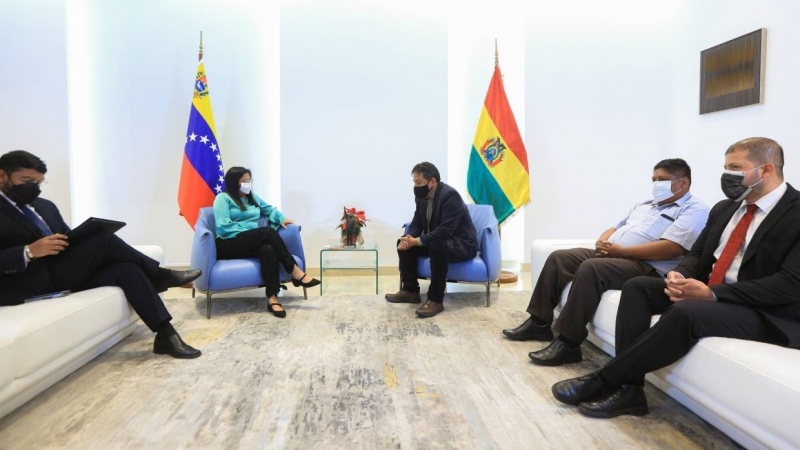 Вице-президент Боливии прибыл с официальным визитом в Венесуэлу