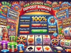 Веб-казино с бонусами на депозит: плюсы и особенности