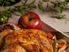 Курица целиком с овощами в духовке