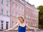 Туфли к голубому платью