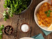 Картофельные драники с сыром и колбасой